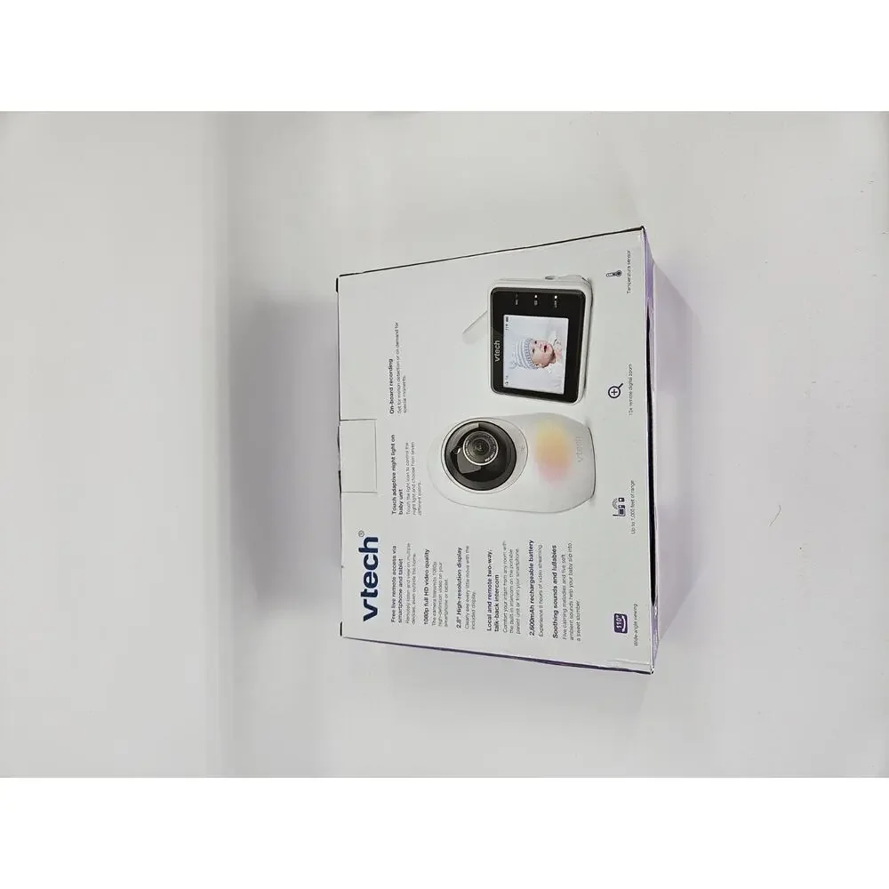 VTech RM2851 Smart WiFi 1080p Baby Monitor 2.8in Screen Camera Open Box